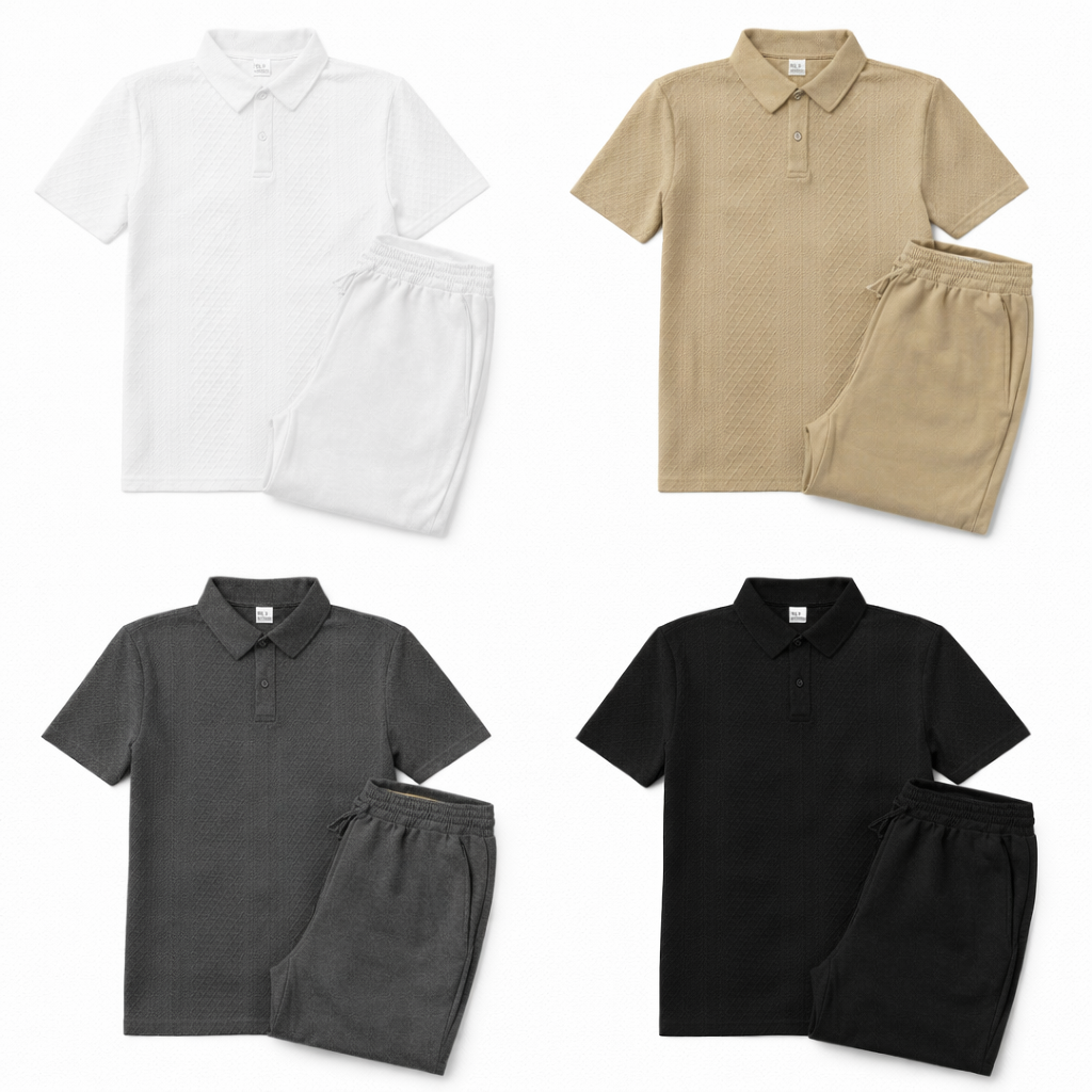 Kit 4 Conjuntos Prime Urban em Tecido Premium