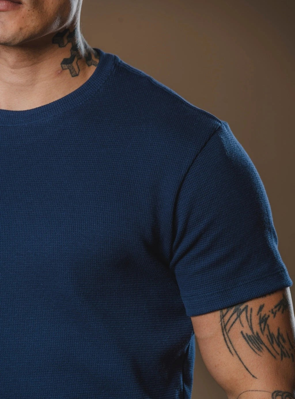 Kit com 5 Camisetas Texturizadas Malha Waffle Milano - Não amassa, não desbota e 0 transparência