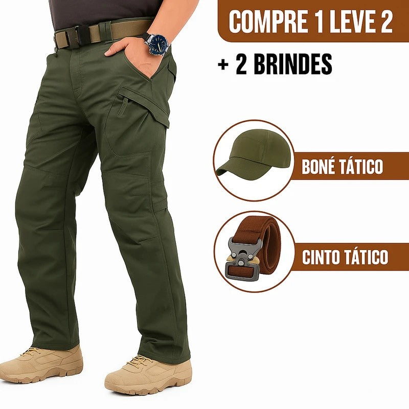 COMPRE 1 LEVE 2 Calça Tática Steel + Brindes Exclusivos