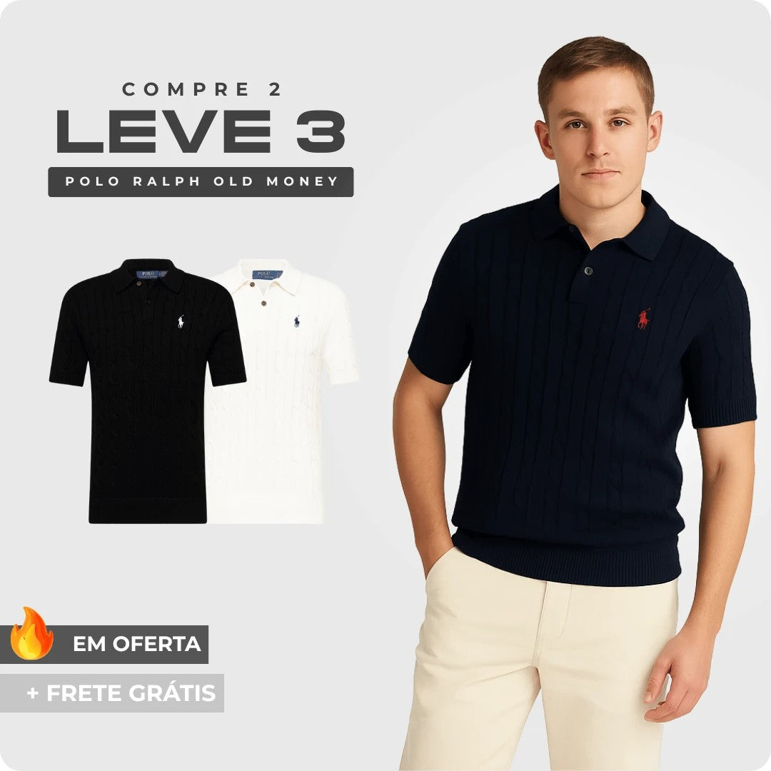 Compre 1 Leve 3 - Camisa Polo RL Estilo Old Money