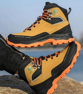 Kit Bota Masculina Safety em 100% Couro Legítimo (à Prova D'Água e Antiderrapante) + 3 BRINDES Limitados