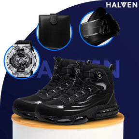 Kit Tênis Masculino Raze com Palmilha Ortopédica e Solado Tratorado +BRINDES: Relógio, Cinto e Carteira