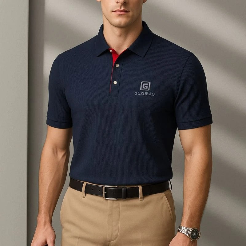 [Leve 5, Pague Só 3] Kit de Camisas Polo Masculinas Valder Premium em Seda Mulberry, Poliéster e Elastano