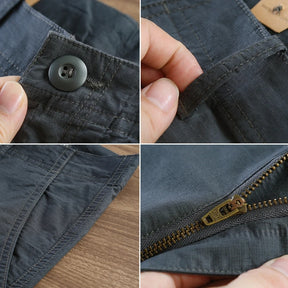 Pague 2 Leve 4 - Calça Masculina Reta em Sarja + Brinde: Carteira Minimalista